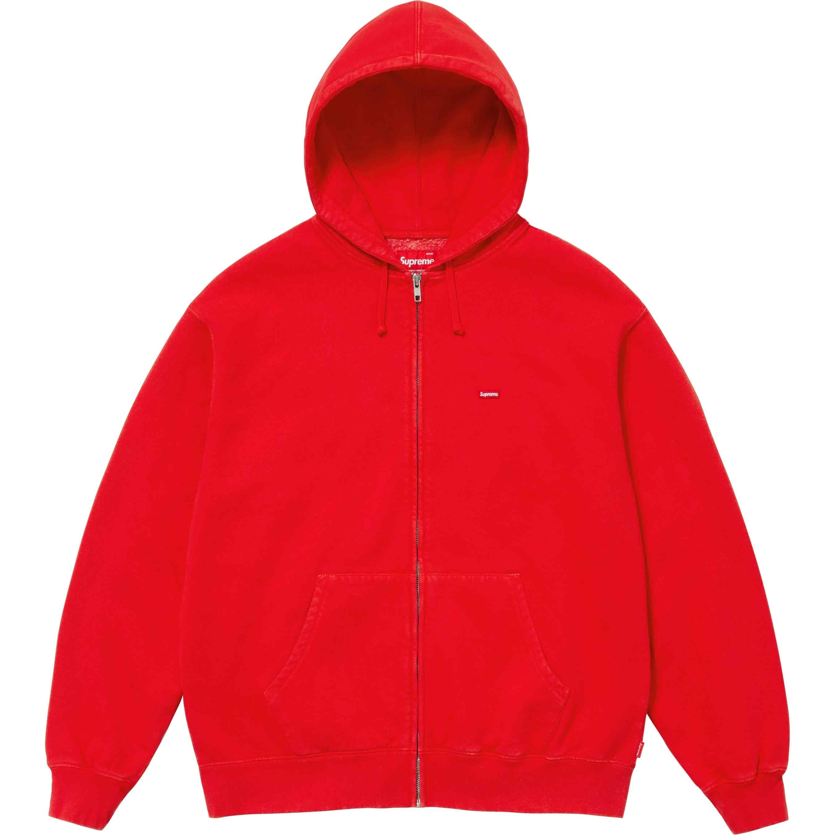 Overdyed Small Box Zip Up Hooded Sweatshirt view 14